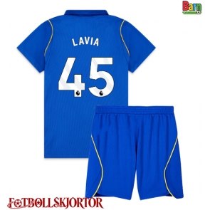 Chelsea Romeo Lavia #45 Hemmakläder Barn 2026-27 Kortärmad (+ Korta byxor)